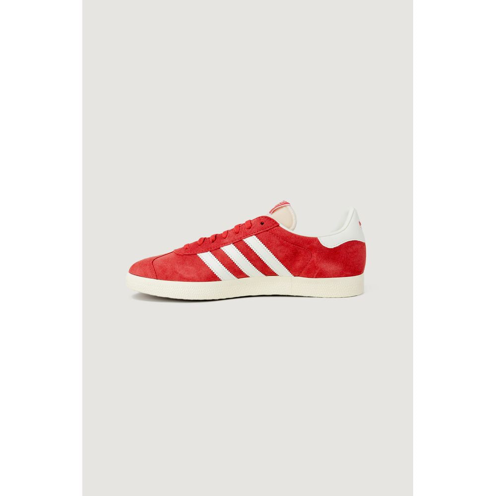 Baskets en cuir suédé orange Adidas