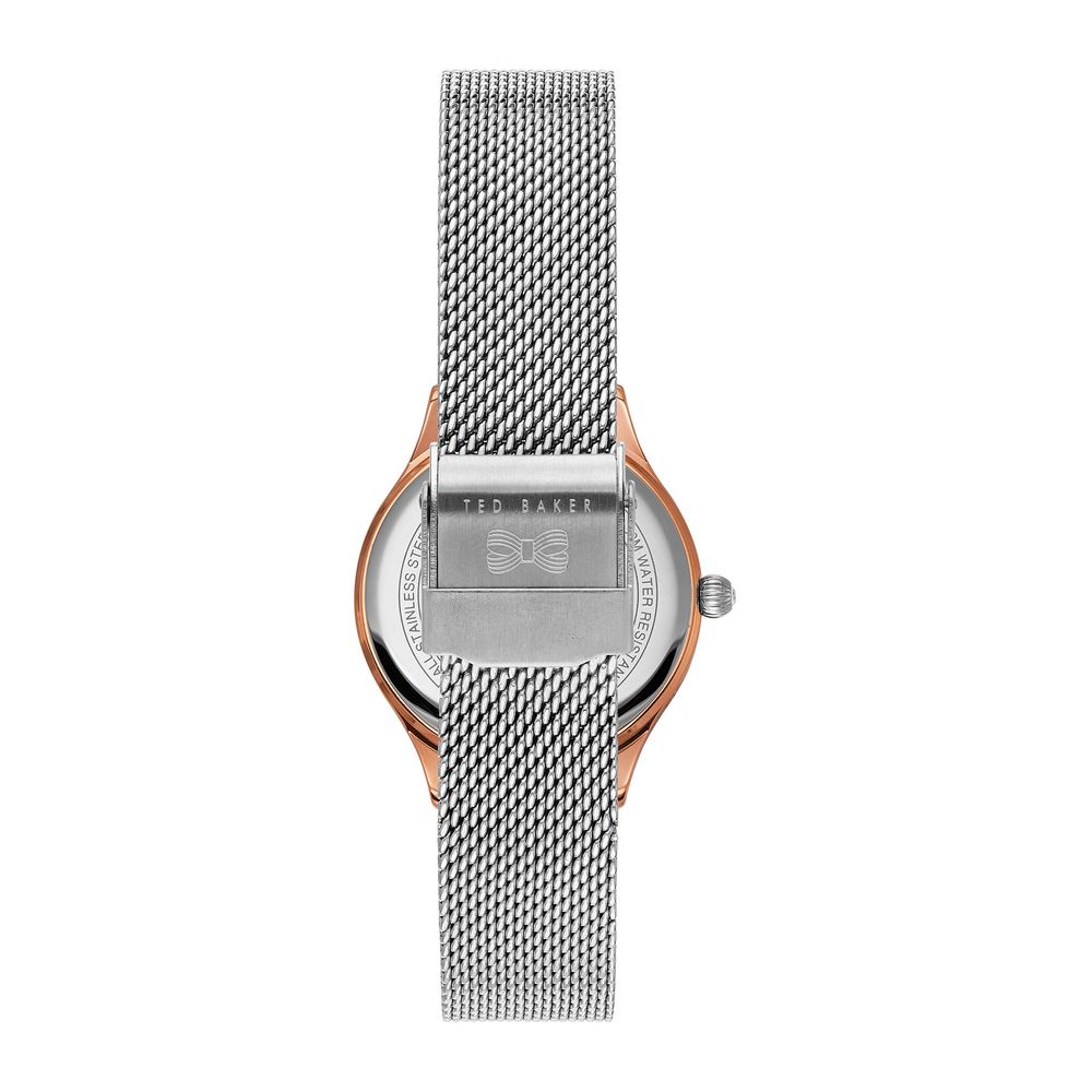 Ted Baker – Silberne Edelstahluhr