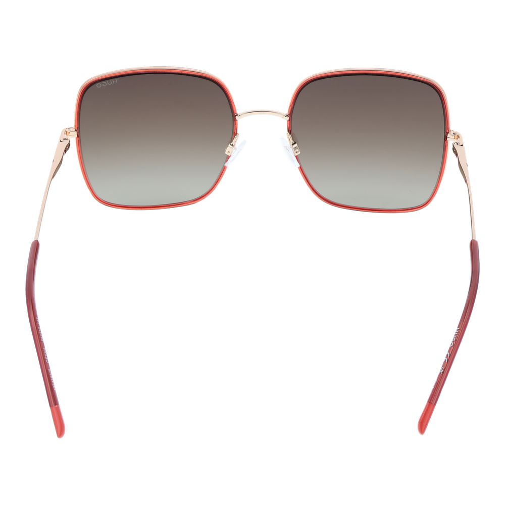 Lunettes de soleil rouges Hugo Boss pour femmes