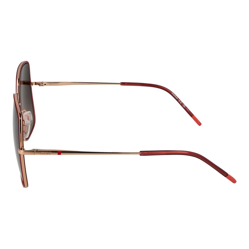 Lunettes de soleil rouges Hugo Boss pour femmes