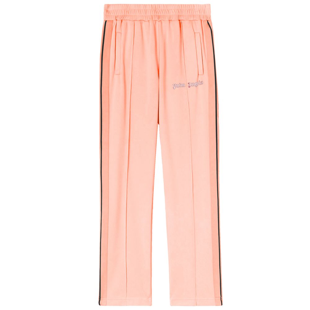 Palm Angels – Rosa Nylonjeans und -hose