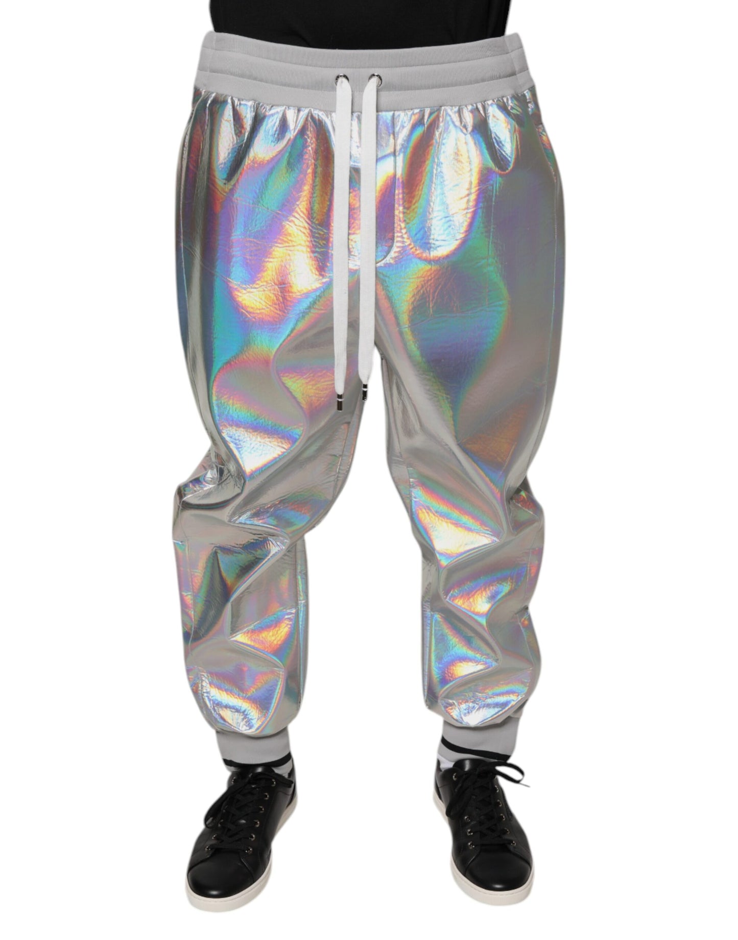 Pantalon de jogging Dolce & Gabbana Silver Iridescent pour homme