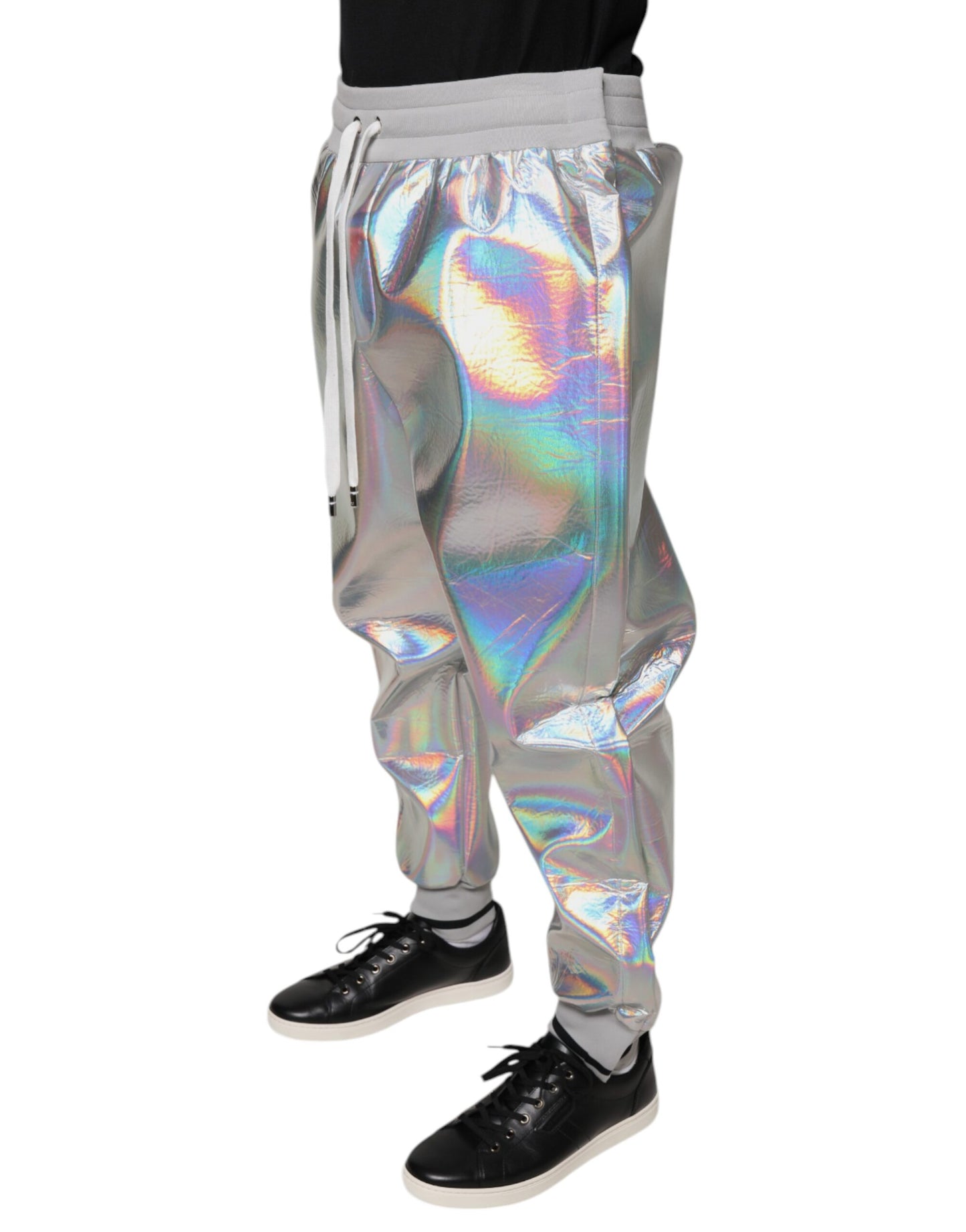 Pantalon de jogging Dolce & Gabbana Silver Iridescent pour homme