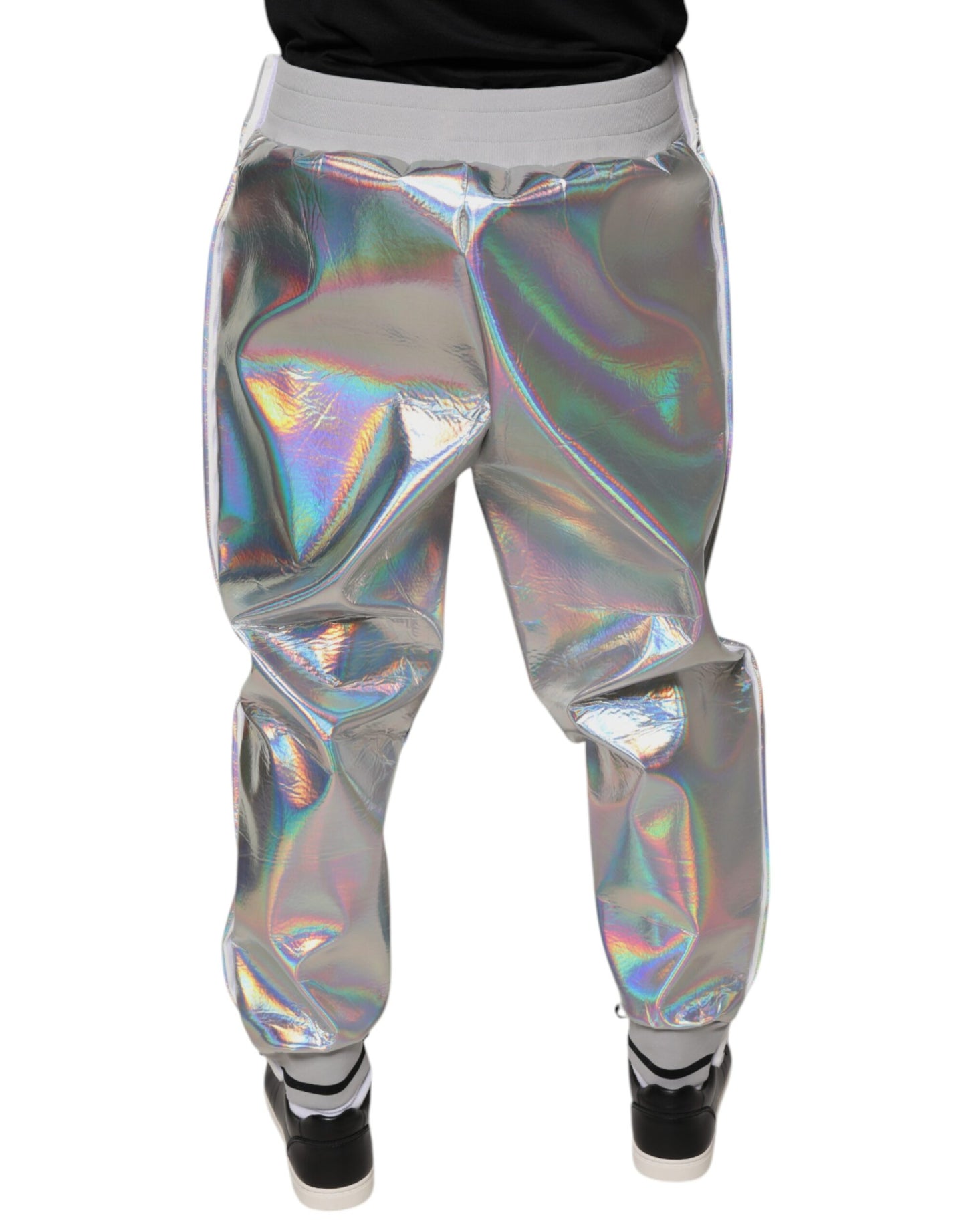 Pantalon de jogging Dolce & Gabbana Silver Iridescent pour homme