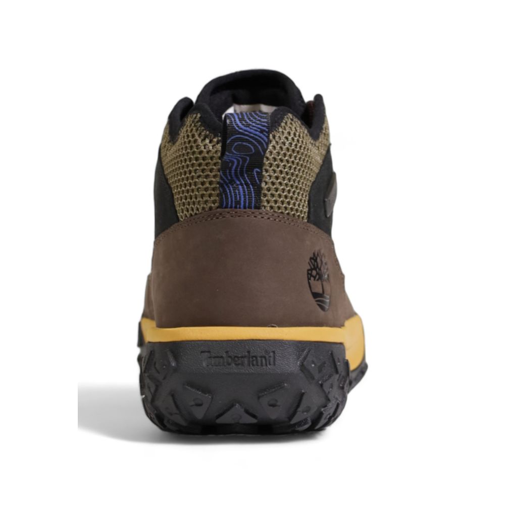 Timberland – Brauner Kunststoff-Sneaker