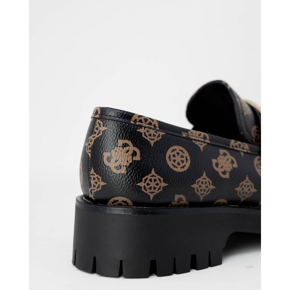 Guess – Plateau-Sandalen aus Polyethylen in Braun