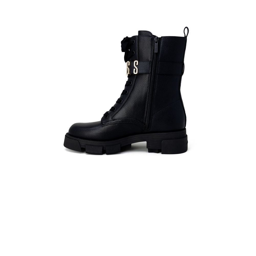 Guess – Schwarze Stiefel aus Kunstleder
