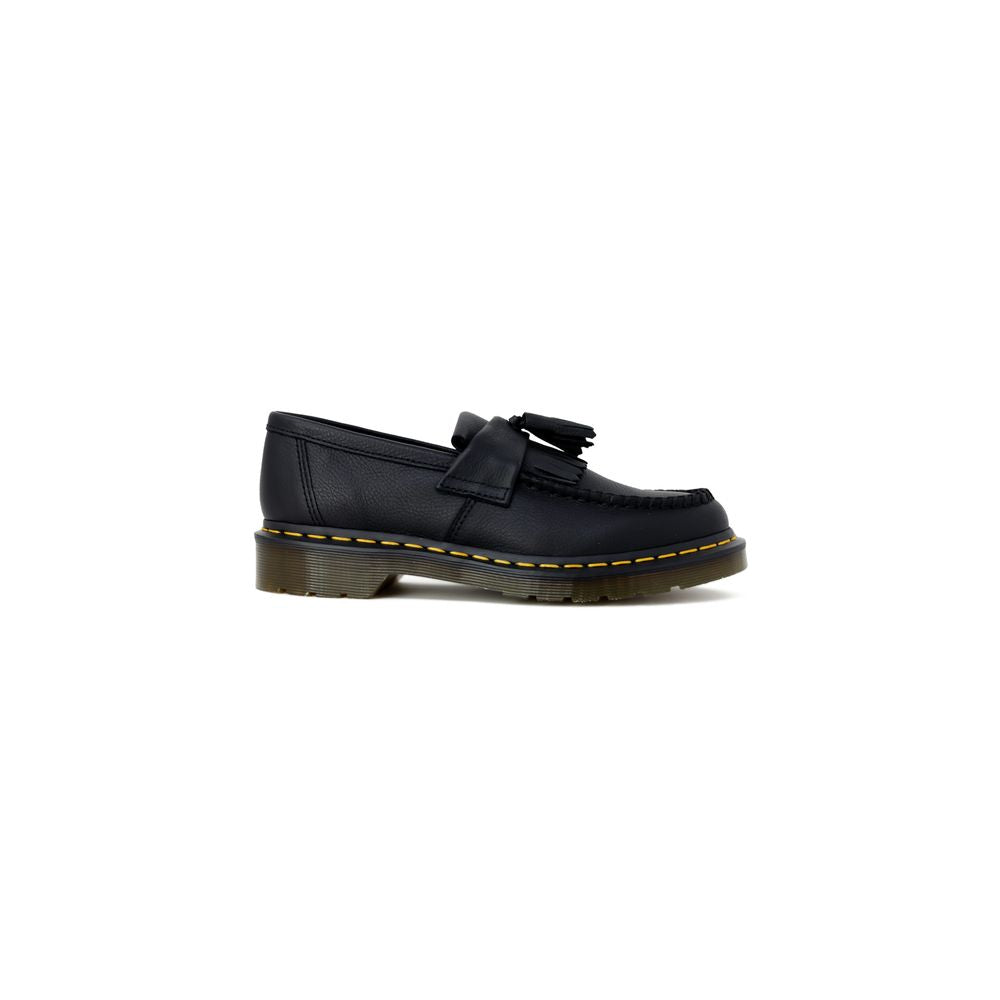 Dr. Martens Schwarze Lederplattform