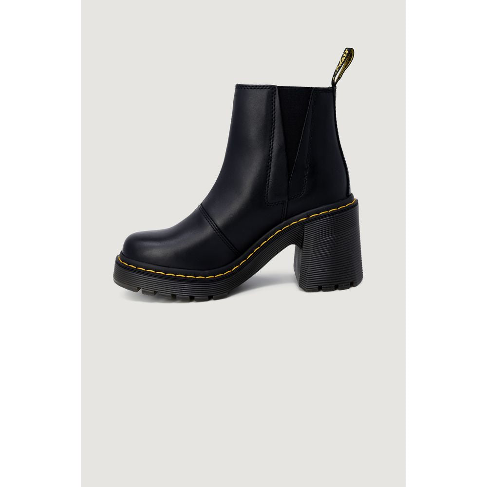 Dr. Martens – Hoher Absatz aus schwarzem Leder