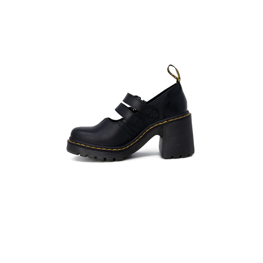 Dr. Martens – Hoher Absatz aus schwarzem Leder