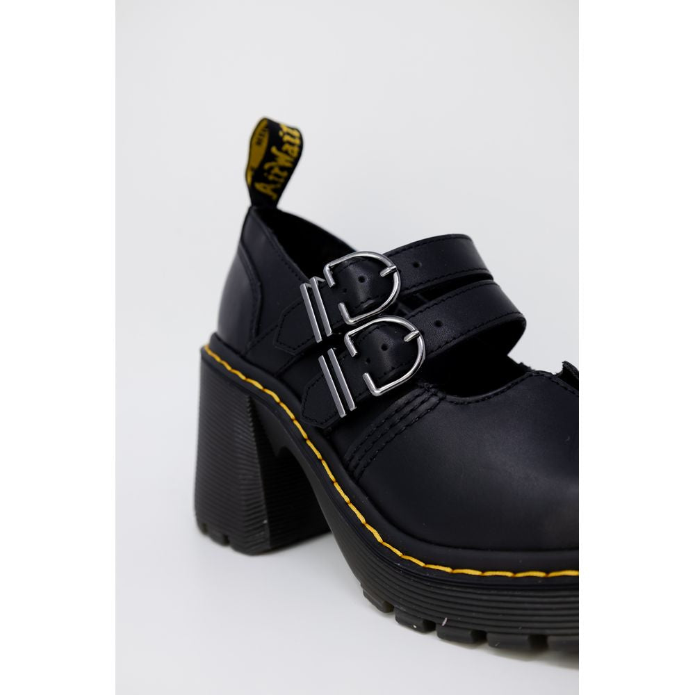 Dr. Martens – Hoher Absatz aus schwarzem Leder