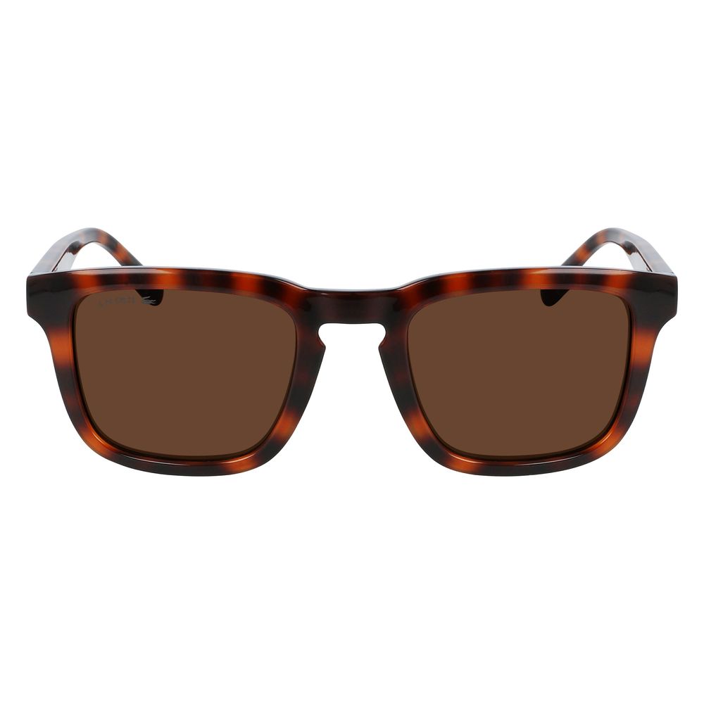 Lacoste – Braune Sonnenbrille mit Spritzguss