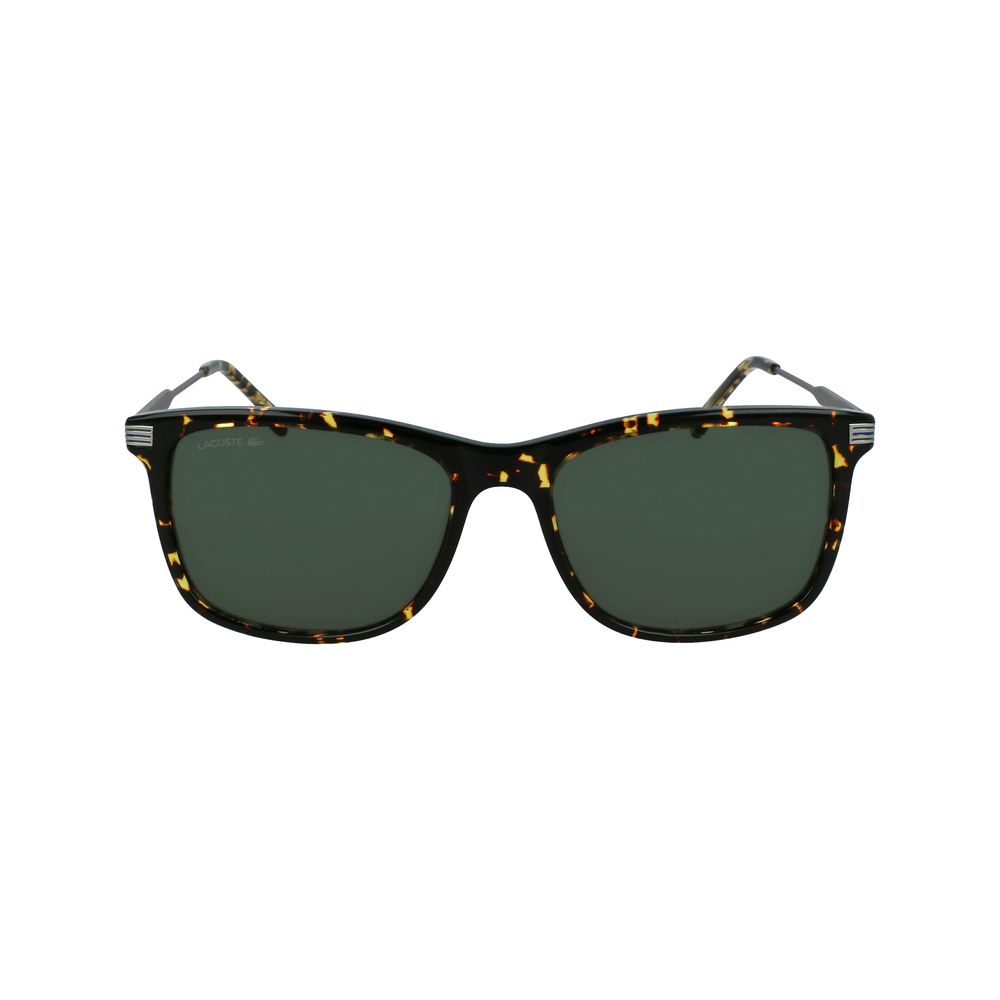 Lacoste – Braune Sonnenbrille aus Metall