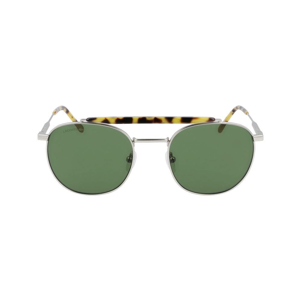 Lacoste – Sonnenbrille aus silbernem Metall