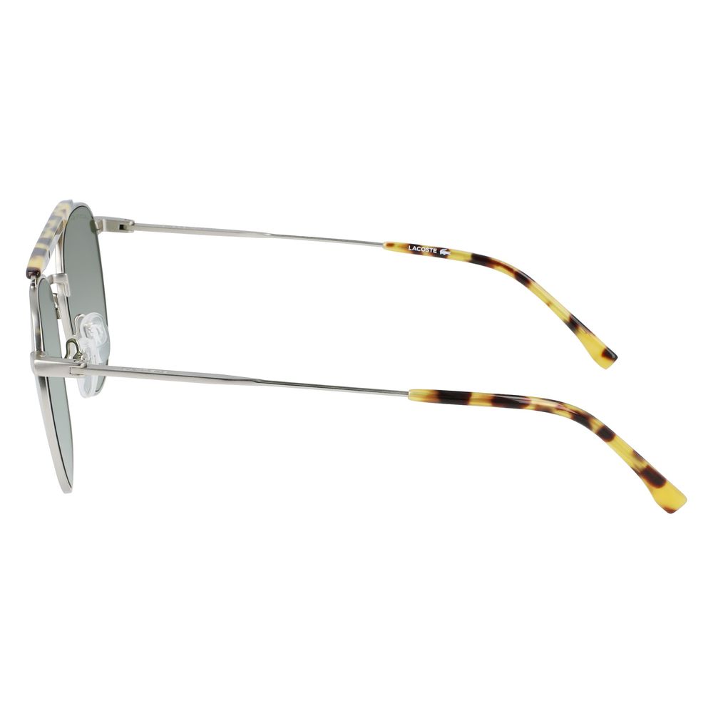 Lacoste – Sonnenbrille aus silbernem Metall