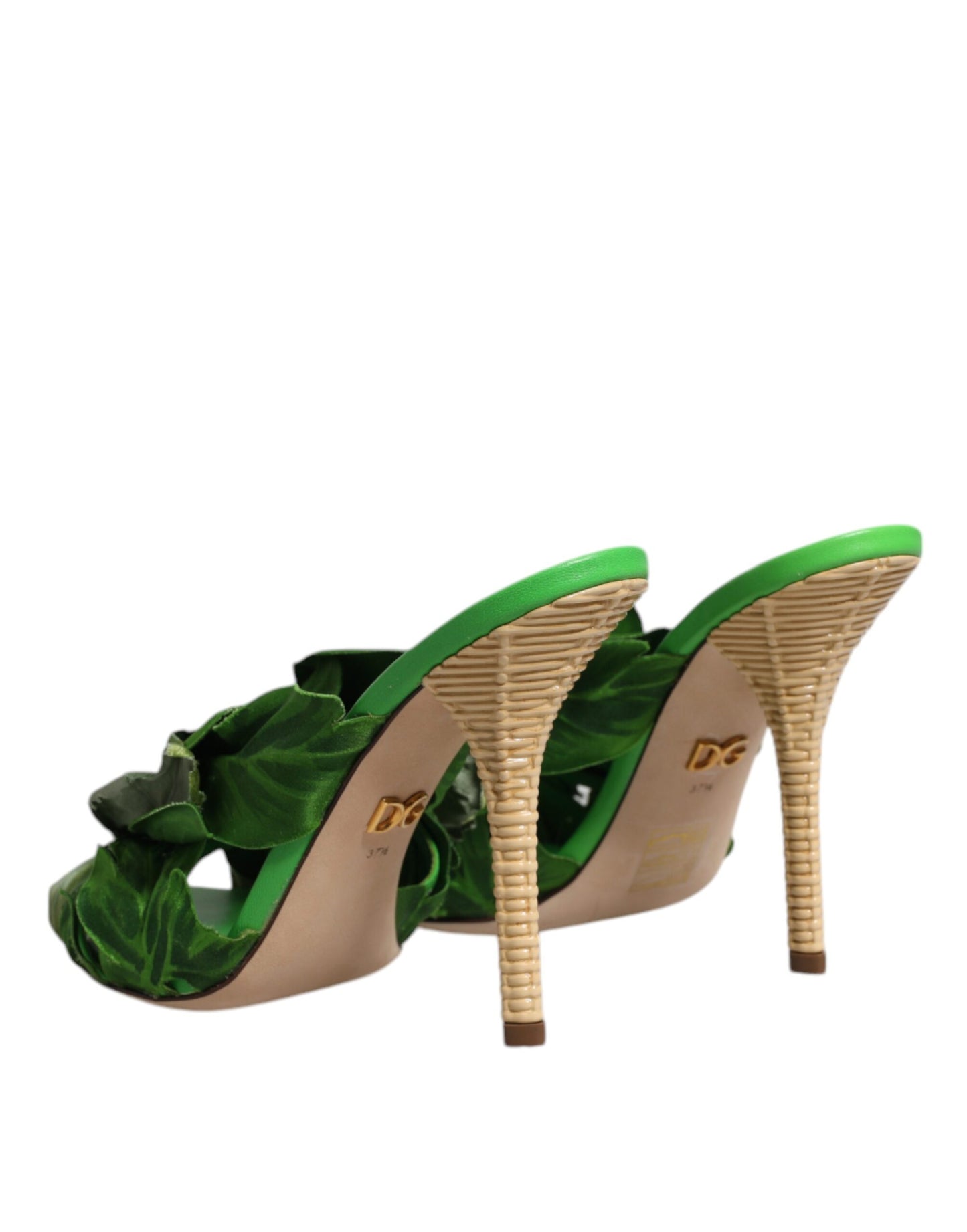 Sandales à talons hauts Dolce & Gabbana en cristal vert KEIRA