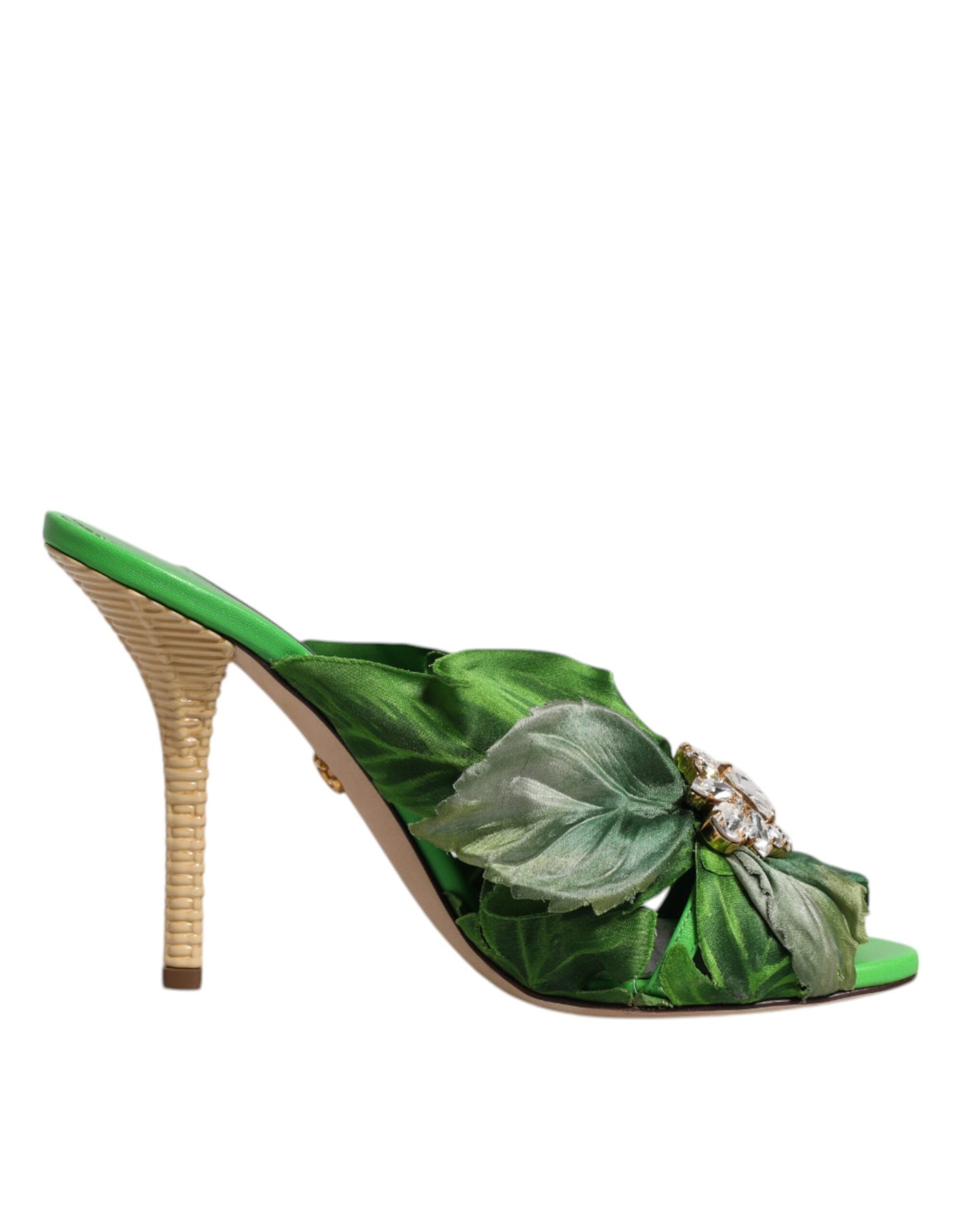 Sandales à talons hauts Dolce & Gabbana en cristal vert KEIRA