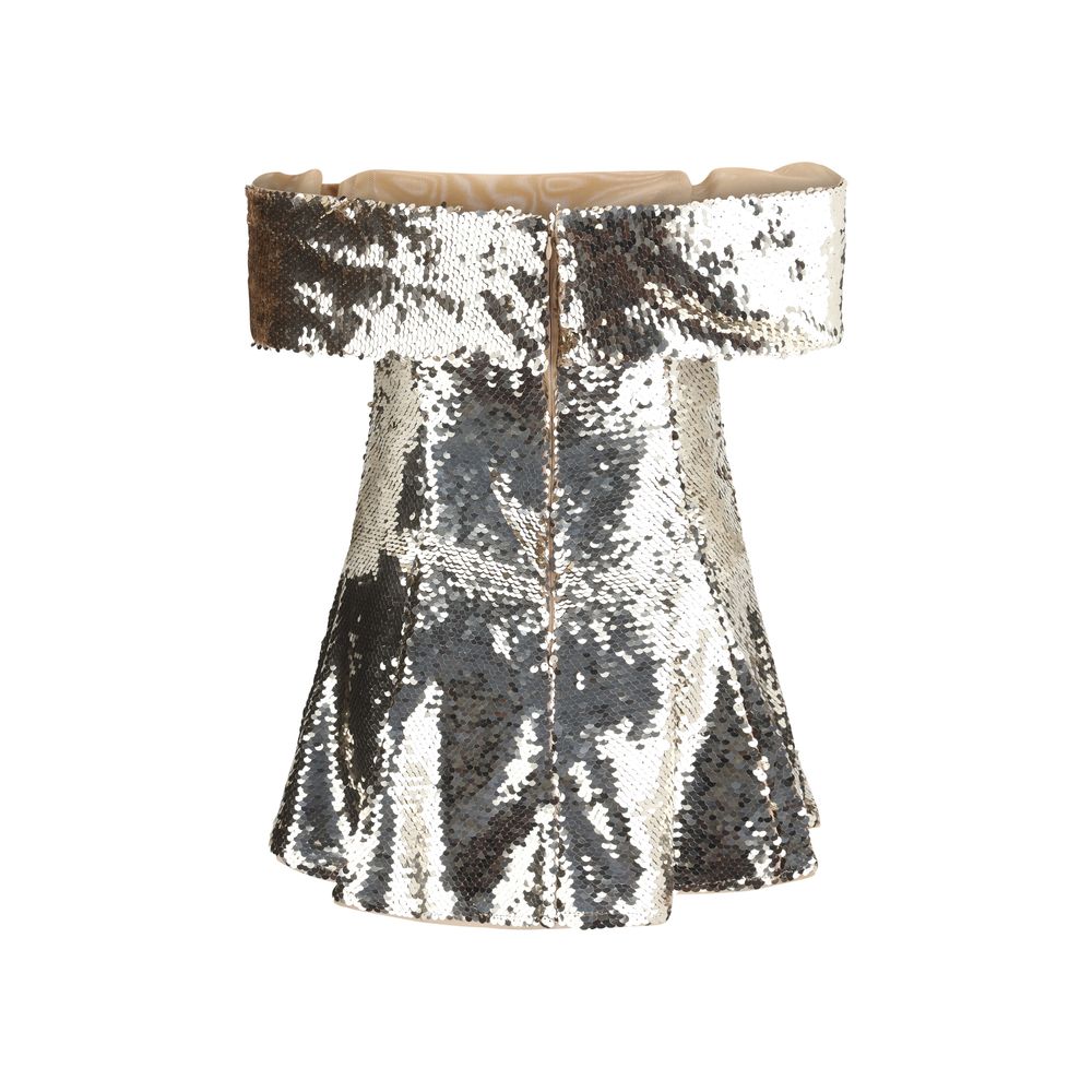 Self-Portrait – Schulterfreies Minikleid