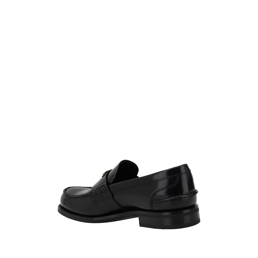 Prada Loafer mit dreieckiger Plakette