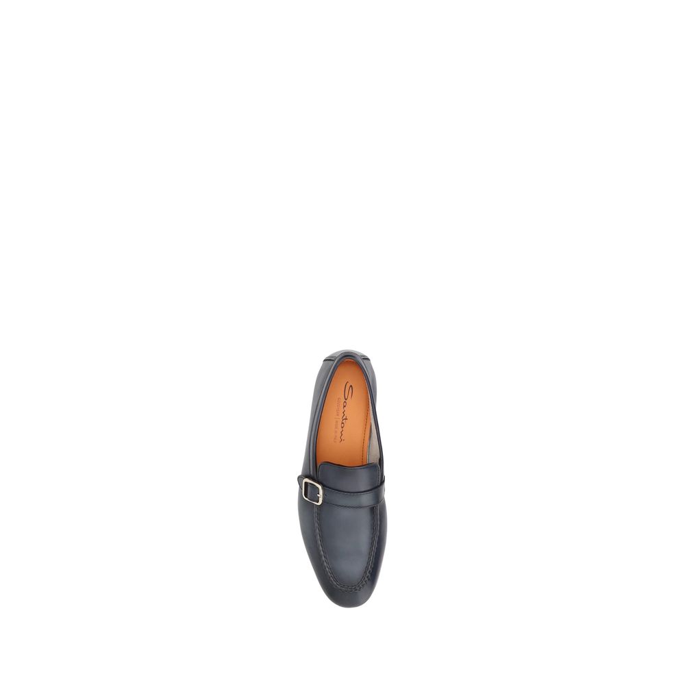 Santoni Loafer mit einer einzelnen Schnalle