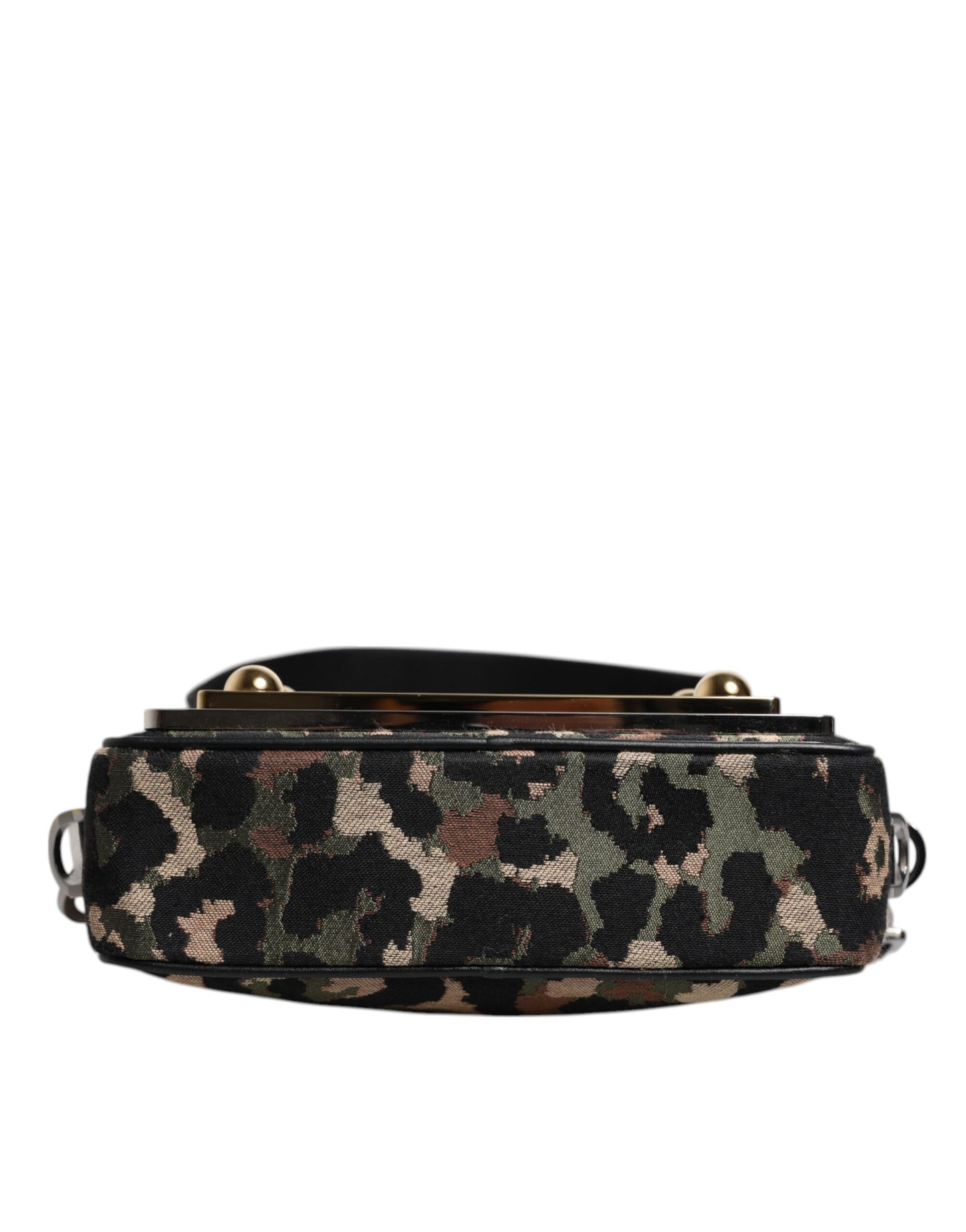 Sac bandoulière Dolce & Gabbana en jacquard léopard multicolore avec logo DG
