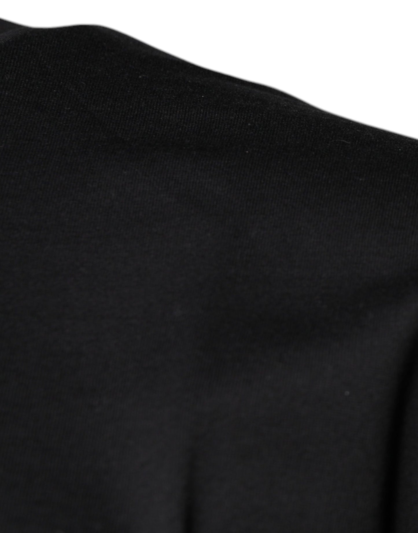 T-shirt ras du cou en coton noir Dolce & Gabbana avec logo DG imprimé
