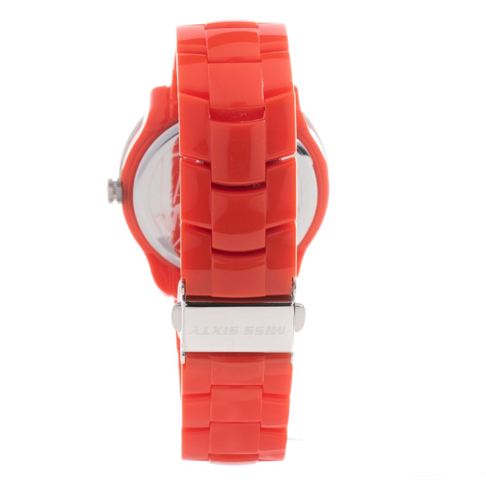 Miss Sixty Rote Polyethylen-Uhr