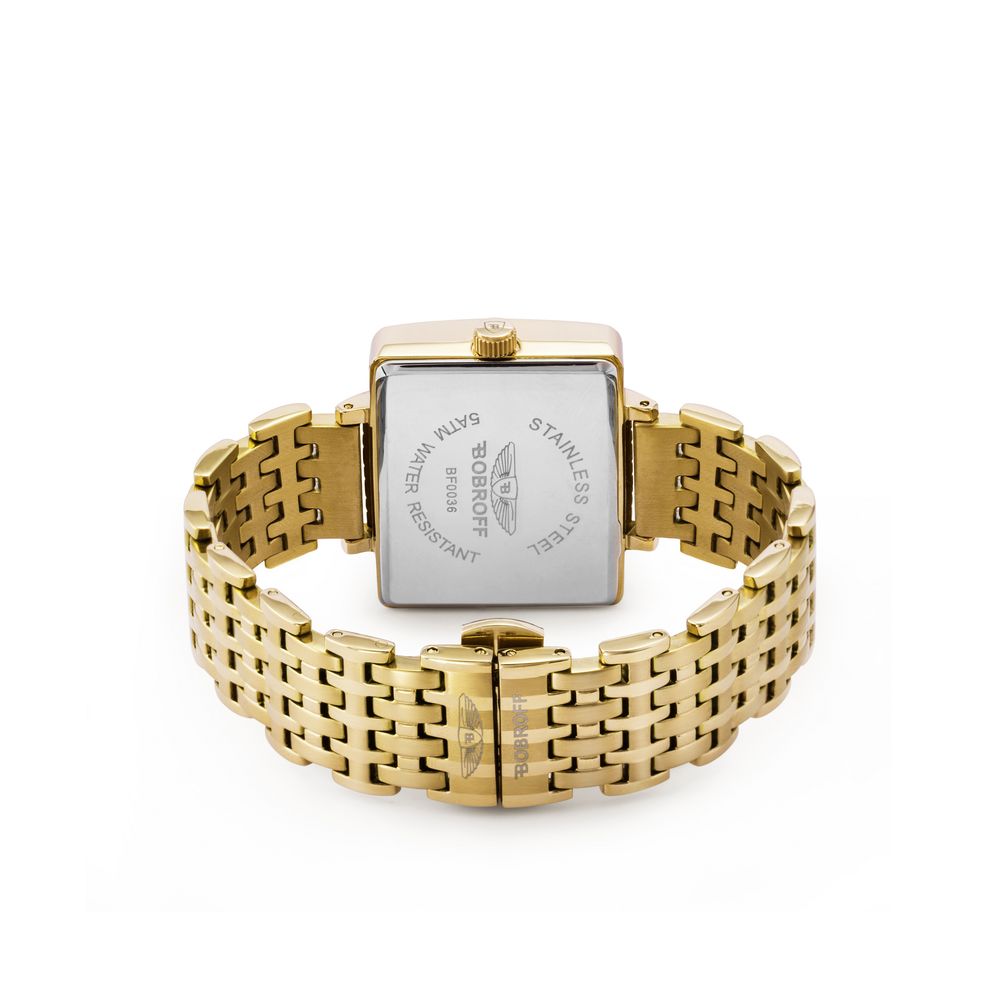 Bobroff – Goldene Edelstahluhr