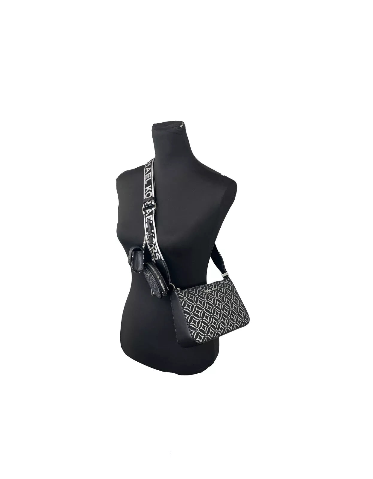 Sac à main Michael Kors Crossbody Tech Attachment noir