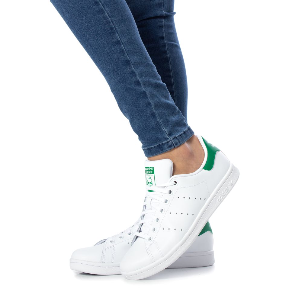 Adidas Grüner Ledersneaker