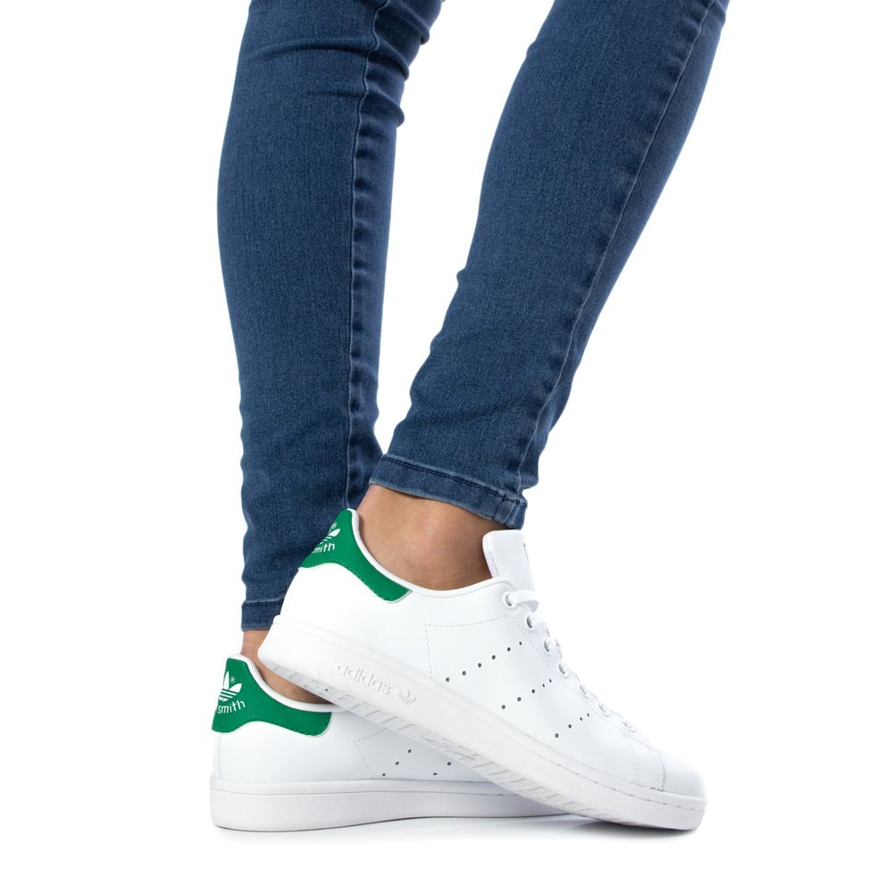 Adidas Grüner Ledersneaker