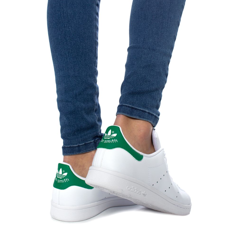 Adidas Grüner Ledersneaker