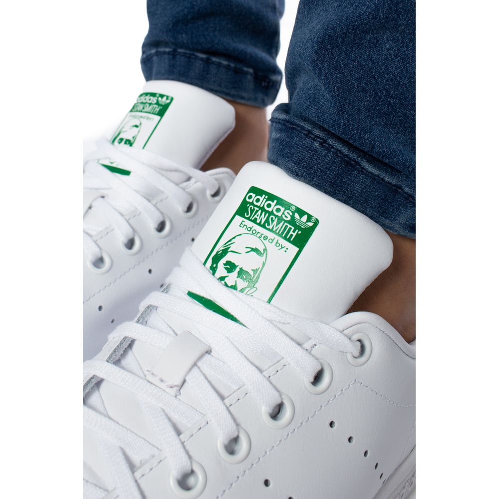 Adidas Grüner Ledersneaker