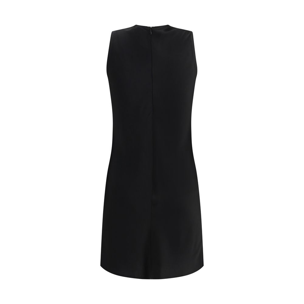 Ami Paris Minimalistisches kurzes Kleid