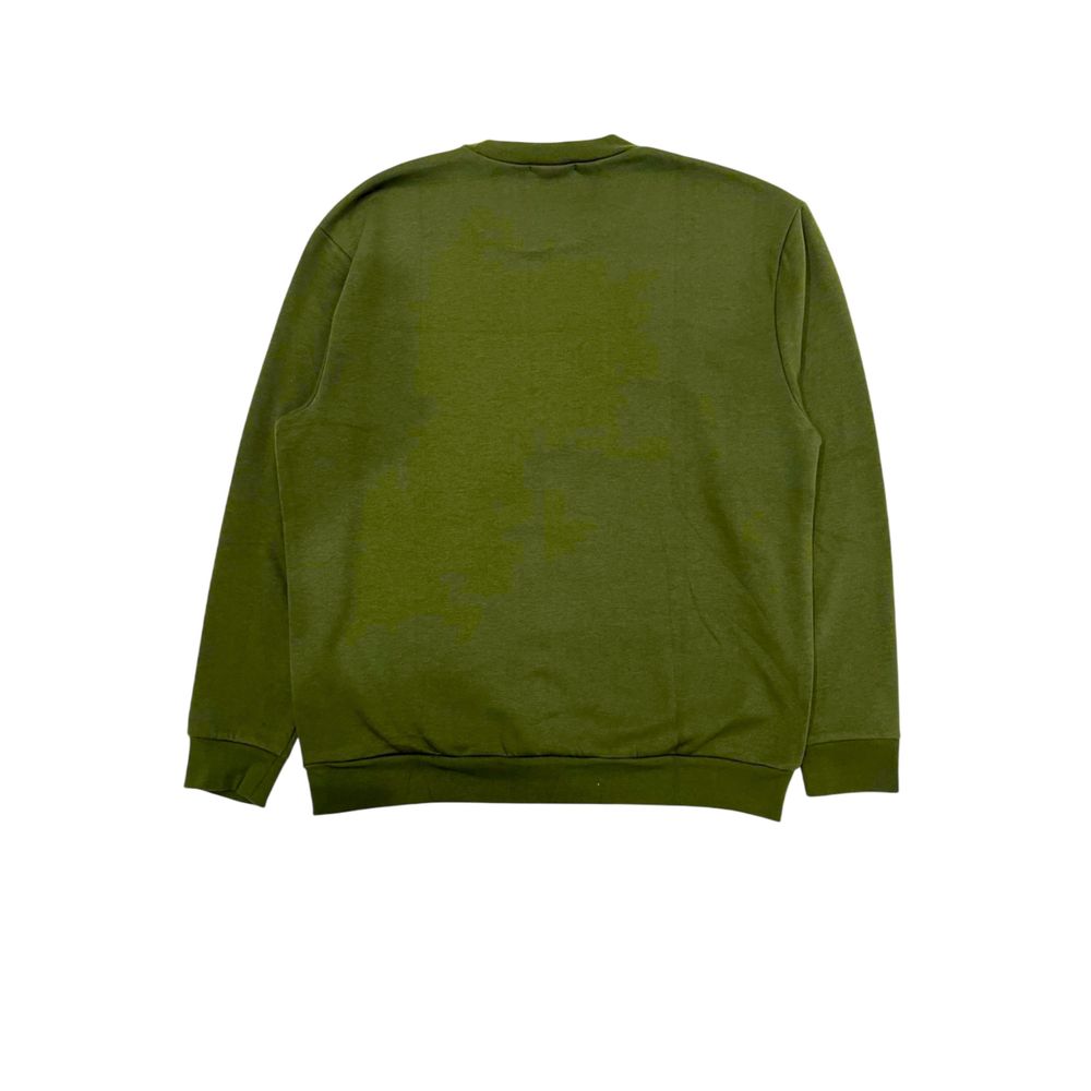 Cavalli Class Grüner Polyester-Hoodie für Herren