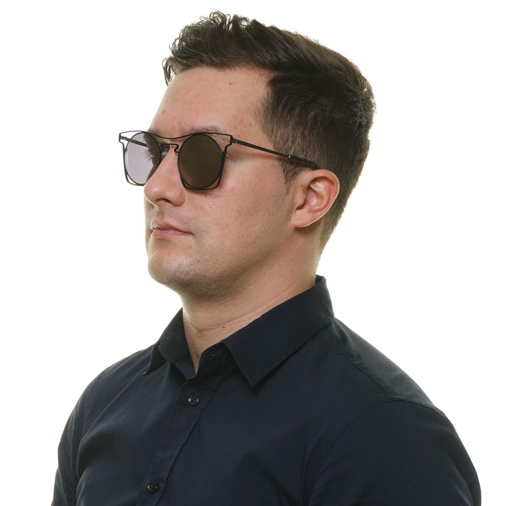 Yohji Yamamoto Schwarze Herren-Sonnenbrille