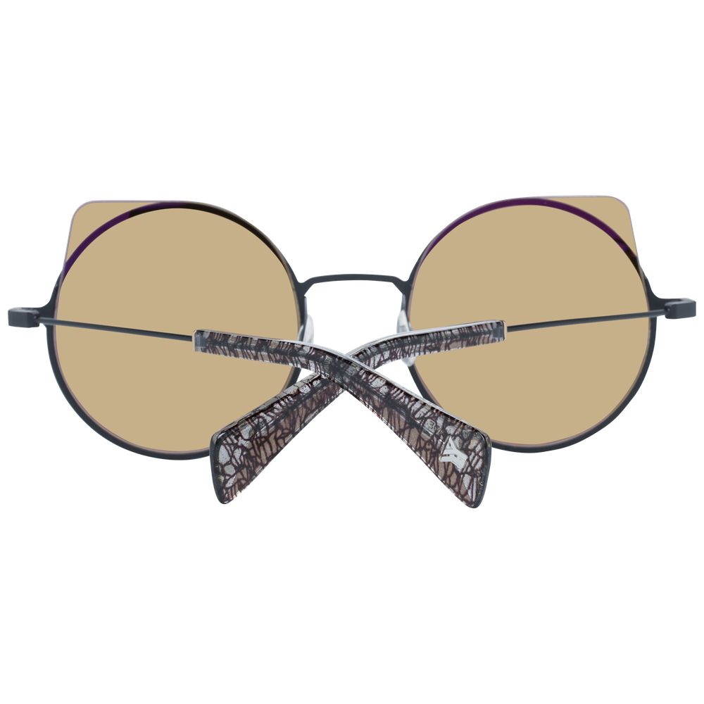 Yohji Yamamoto Graue Herren Sonnenbrille
