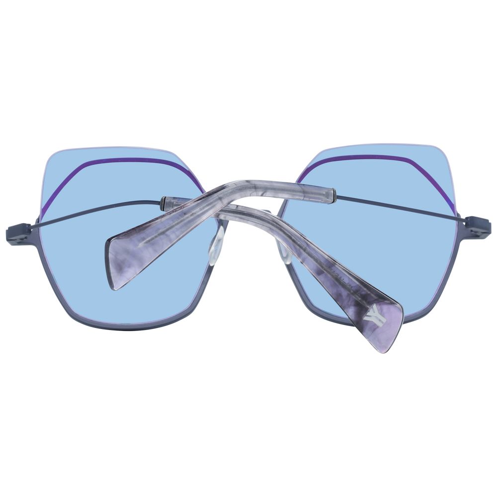 Lunettes de soleil grises pour femme Yohji Yamamoto