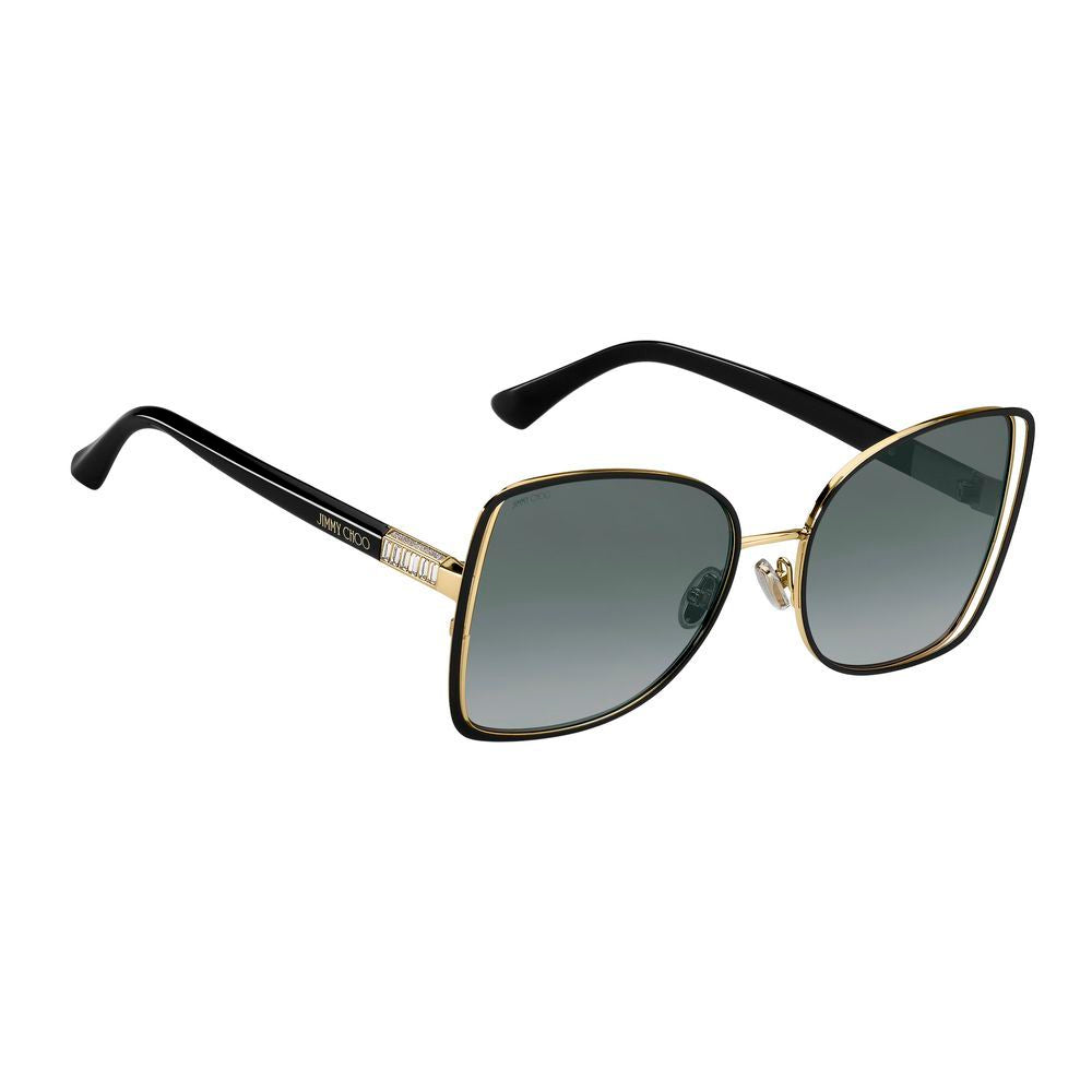 Jimmy Choo Zweifarbige Sonnenbrille aus Metall