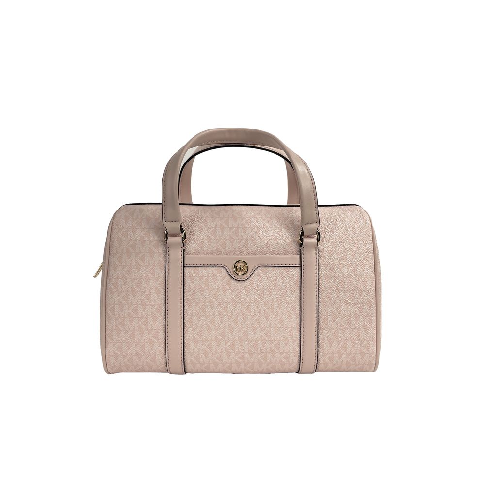 Sac bandoulière Michael Kors rose en PVC et cuir