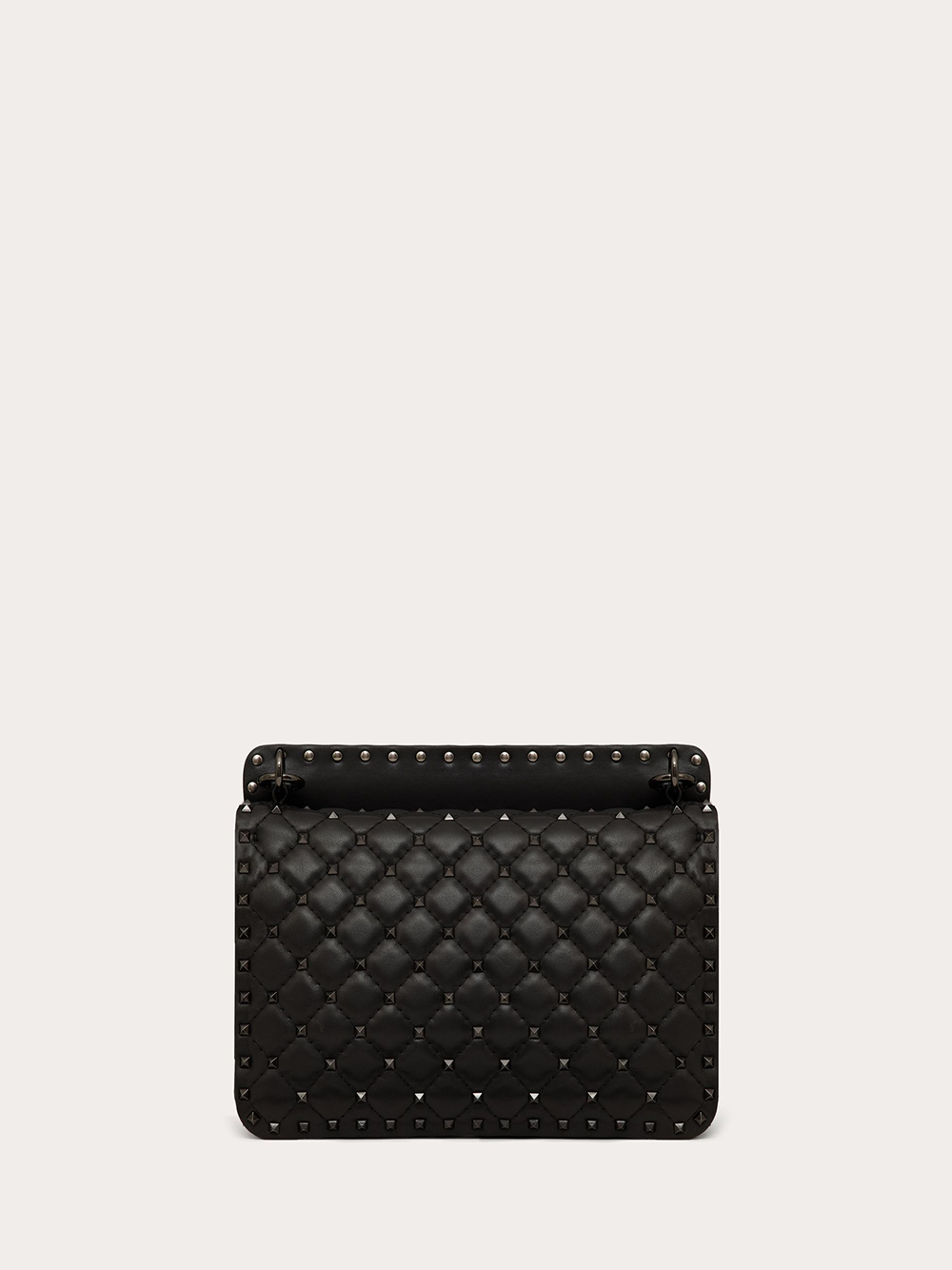 Sac Rockstudt Spike moyen en cuir nappa noir Valentino Garavani