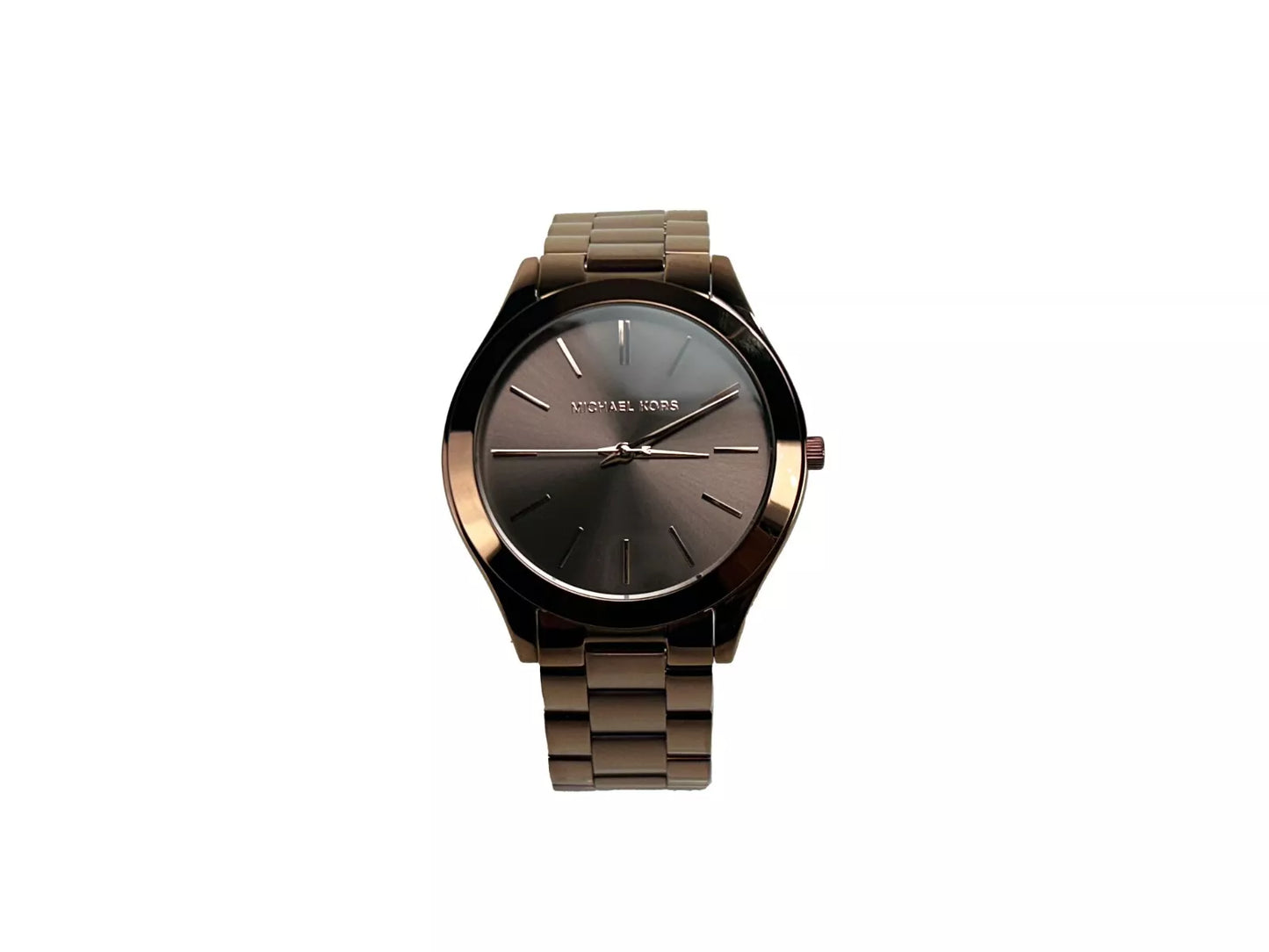 Michael Kors Slim Runway – Braune Edelstahluhr MK3418