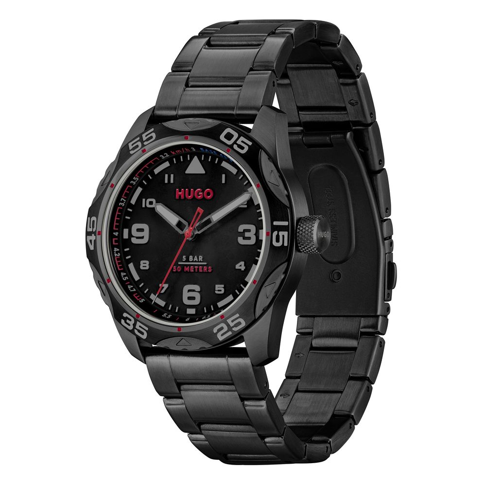 Hugo Boss – Schwarze Edelstahluhr