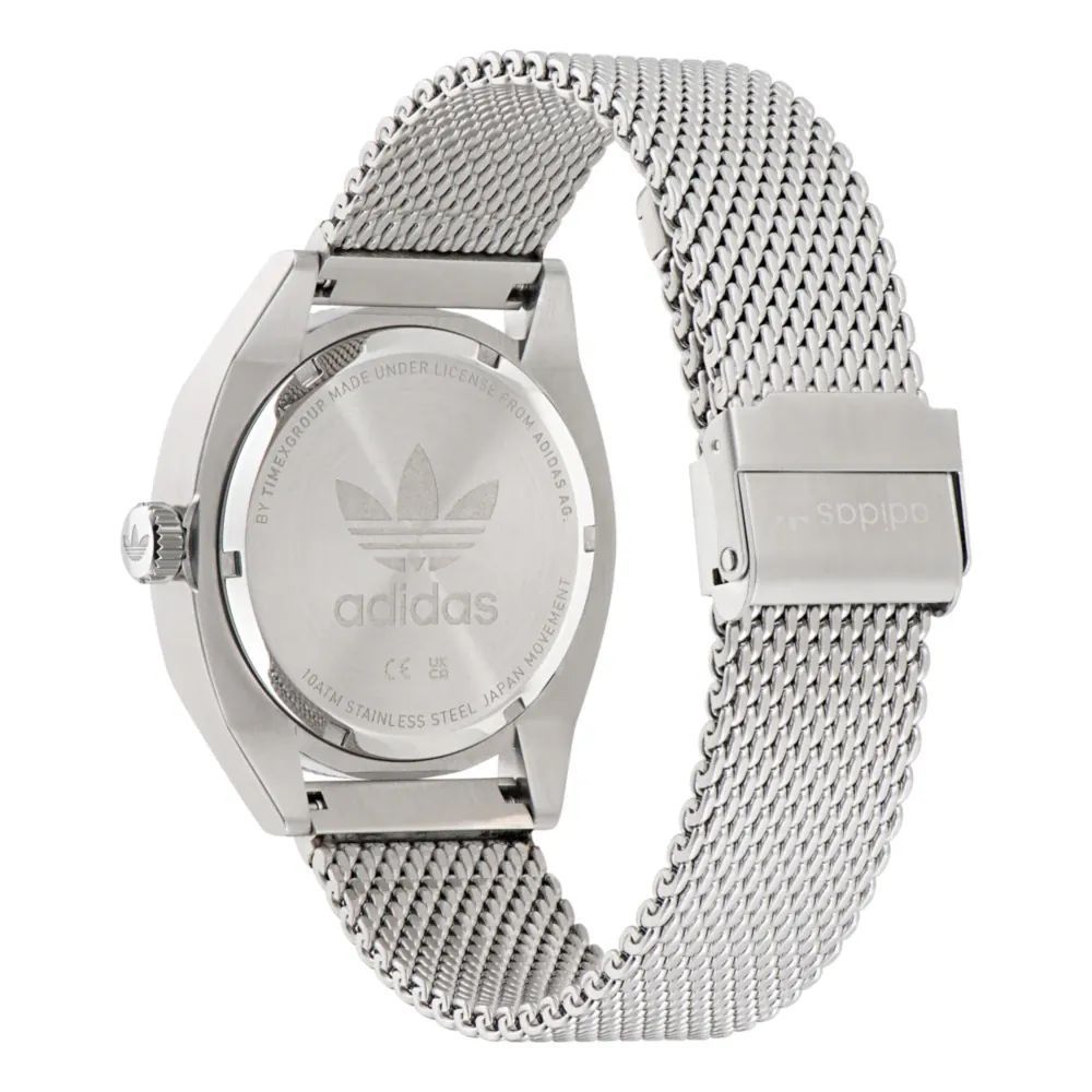 Adidas – Graue Edelstahluhr