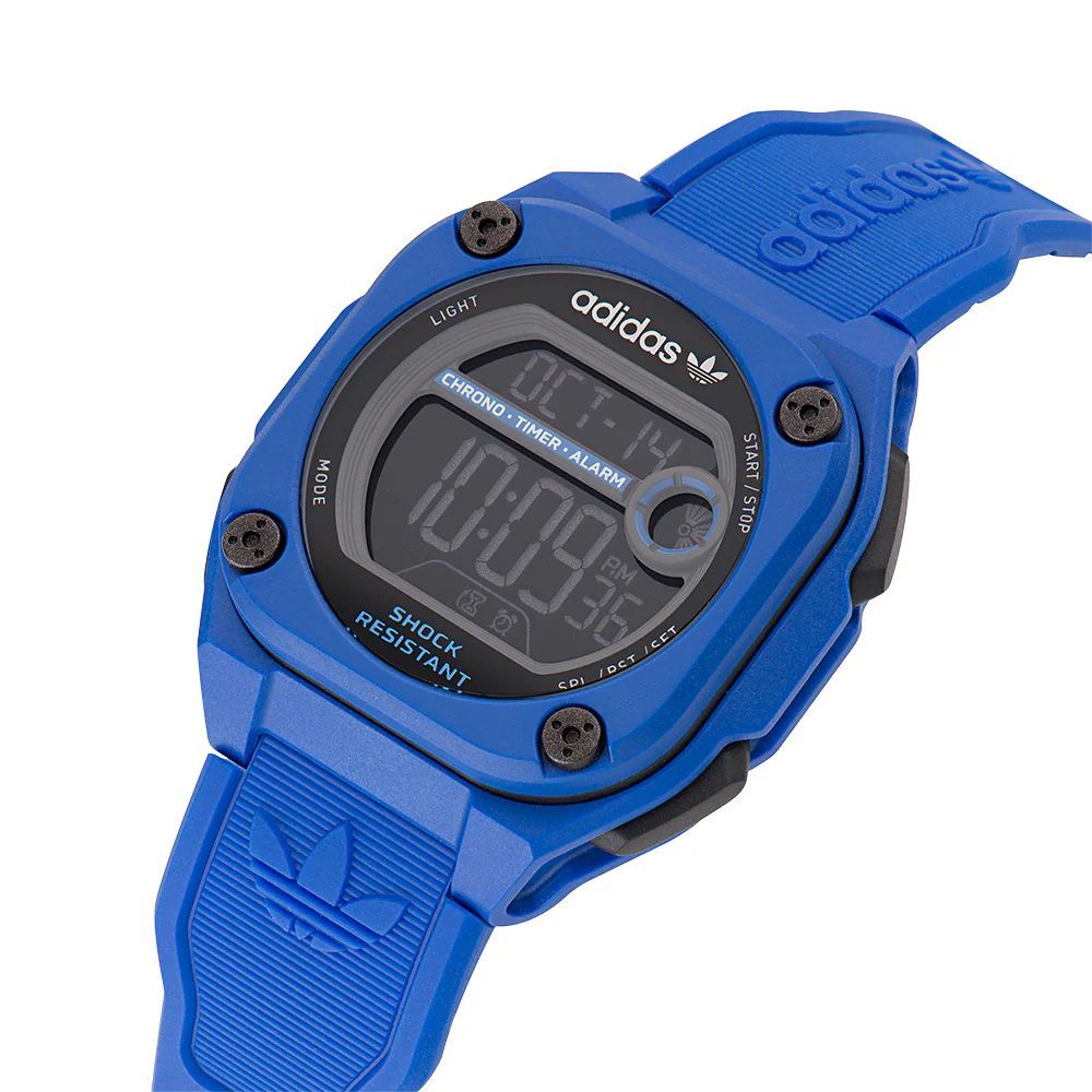 Montre synthétique bleue Adidas