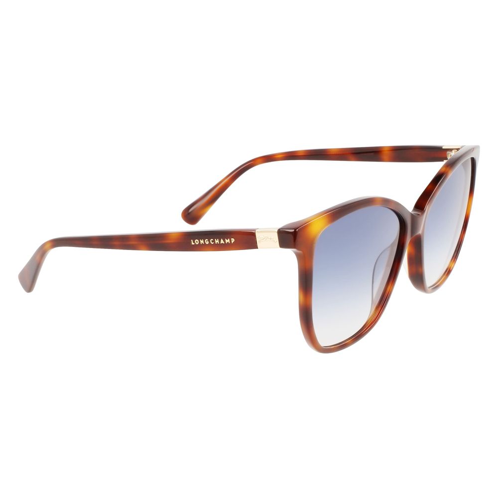 Longchamp – Braune Acetat-Sonnenbrille
