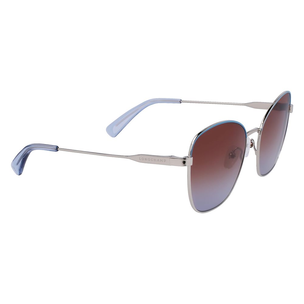 Graue Sonnenbrille aus Metall von Longchamp
