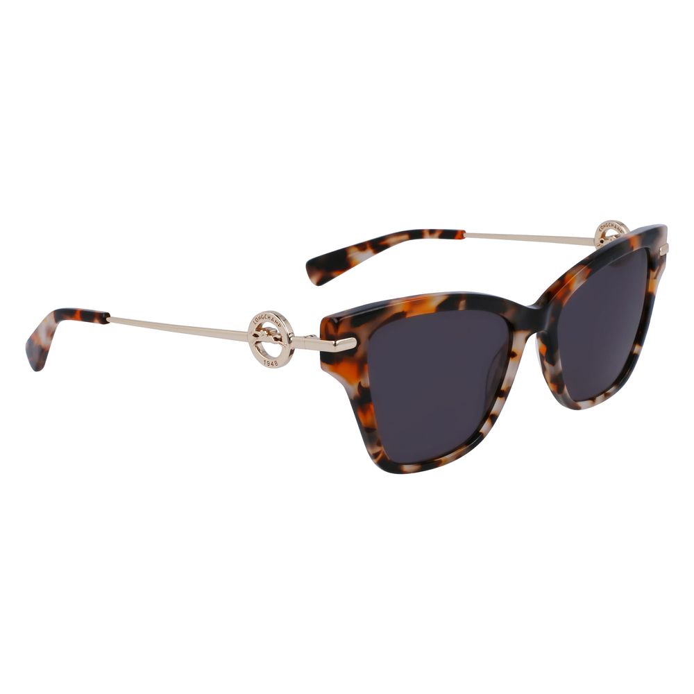 Longchamp – Braune Acetat-Sonnenbrille