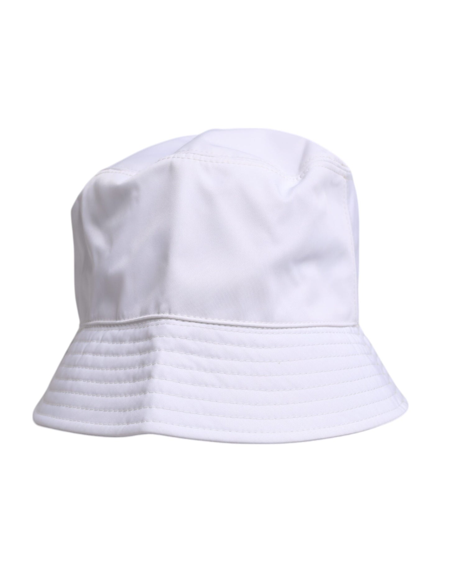 Bob à large bord en coton blanc Dolce & Gabbana
