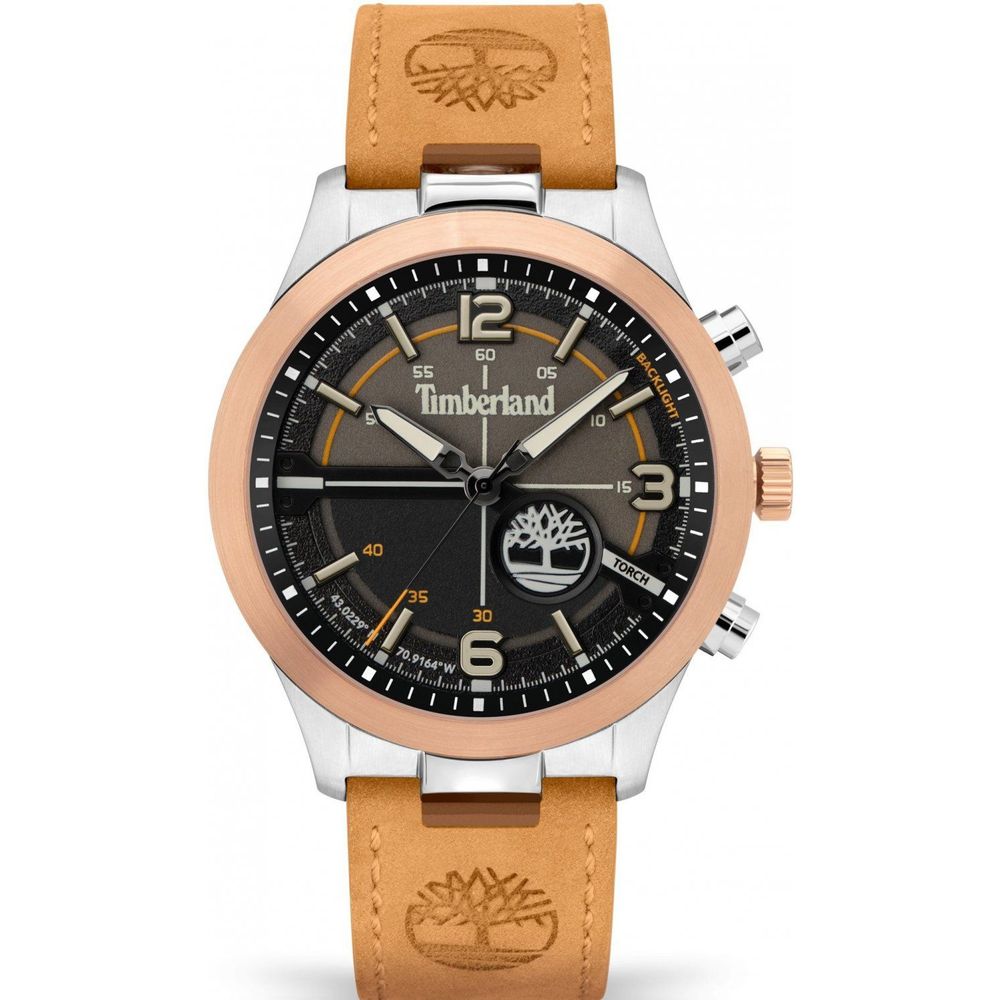 Timberland Braune Lederuhr